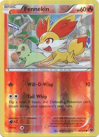 Fates Collide Fennekin #10/124 reverse holo